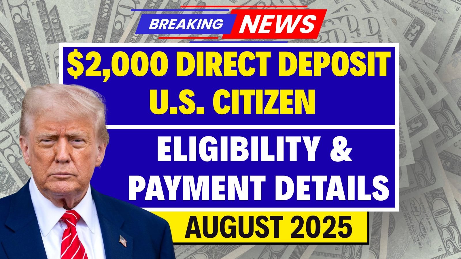 $2,000 Direct Deposit