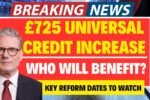 £725 Universal Credit Increase